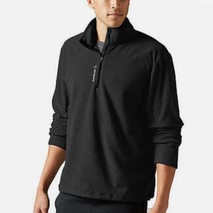 Mens Reebok Fleece Quarter Zip Pullover